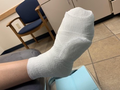 Soft casting (football dressing), first layer