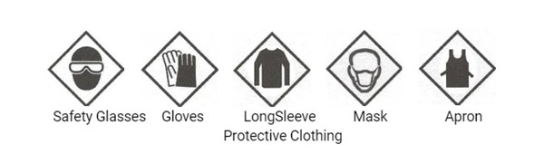 Personal Protective Equipment (PPE) Symbols